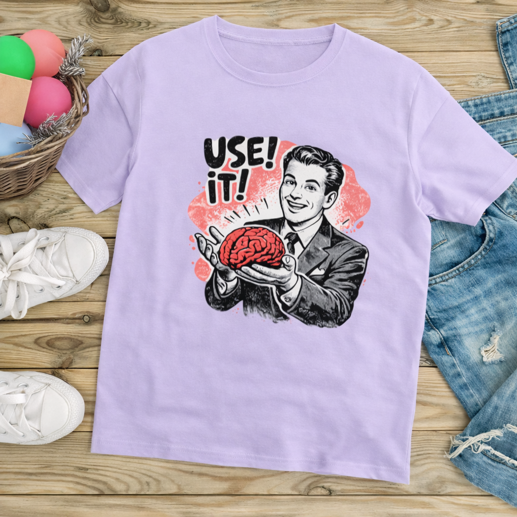 Use It! – Funny Brain Graphic T-Shirt
