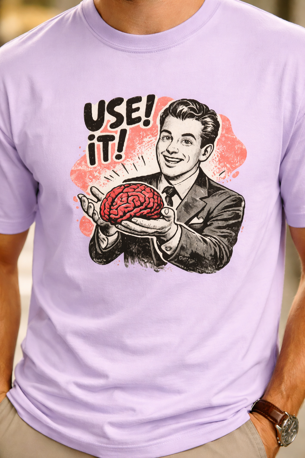 Use It! – Funny Brain Graphic T-Shirt