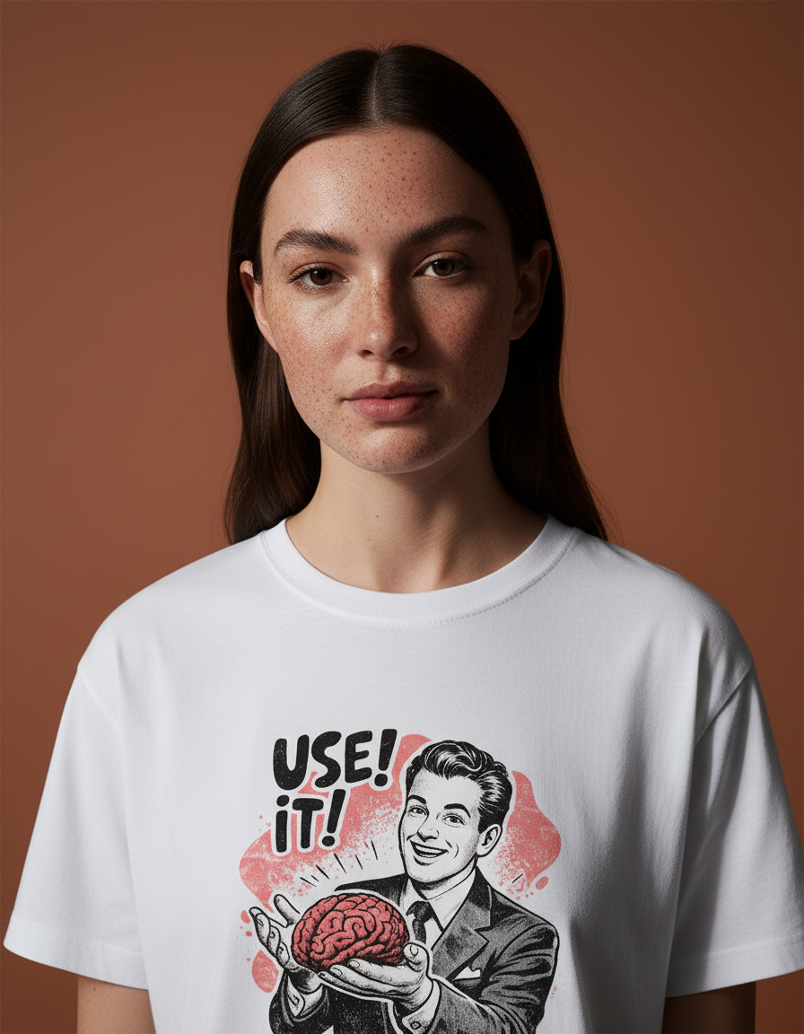 Use It! – Funny Brain Graphic T-Shirt